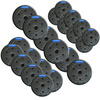 Set de greutăți bituminoase marca THUNDER 6x5 kg + 8x2,5 kg + 8x1,25 kg