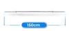 Bară dreaptă cu filet 150 cm 30 mm THUNDER
