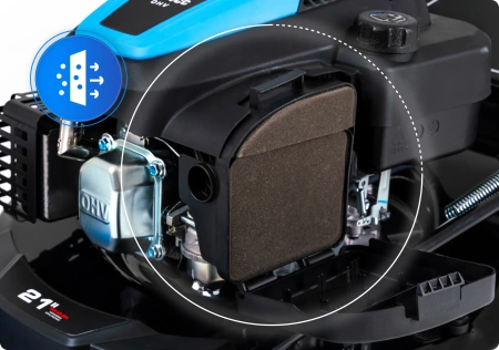 Mașină de tuns iarba pe benzină Hexwelt HW-KS-224 53cm 4,4kW cu autopropulsie