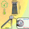 Colector solar presurizat cu rezervor THUNDER 100 L
