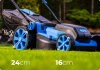 Mașină de tuns iarba cu acumulator Hexwelt HW-KA-40 40cm 40V 8Ah