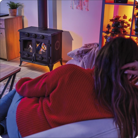 Sobă de fontă pe lemne ATAR 10 kW