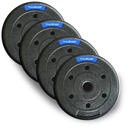 Set de greutăți bituminoase marca THUNDER 4x5 kg