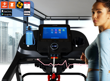 Bandă de alergare electrică THUNDER REACT-DS-TFT-BLACK