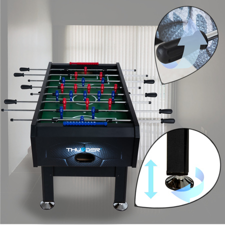 Masă de fotbal de masă 5FT THUNDER PRO