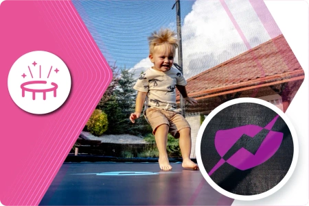 Trambulină THUNDER INSIDE ULTRA 16FT (488 cm) PINK