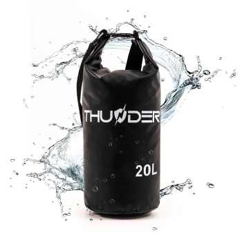 Sac impermeabil 20 L THUNDER negru