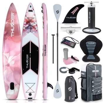 Placă SUP 365cm THUNDER ROSEA