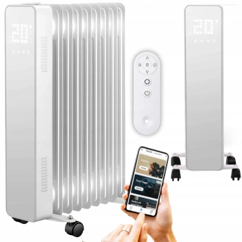 Radiator electric cu ulei THUNDER SIMPLE-WHITE 2500W