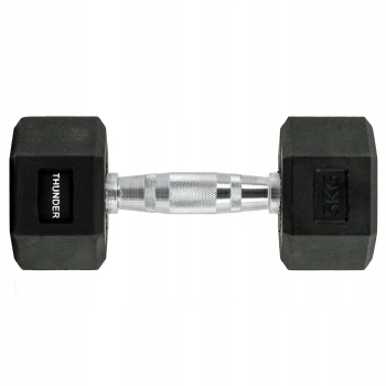 Haltér hexagonal 5 kg THUNDER