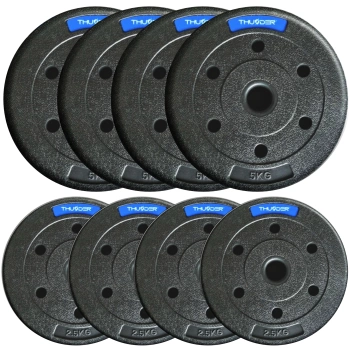 Set de greutăți bituminoase marca THUNDER 4x2,5 kg + 4x5 kg