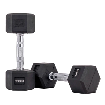 Haltér hexagonal 5 kg THUNDER