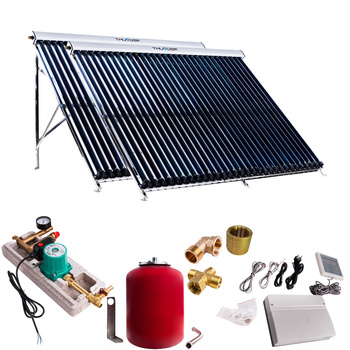 Kit solar cu 2 colectoare vidate de 30 de tuburi, fără cablu solar și fără rezervor