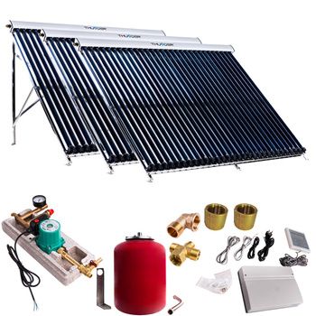 Kit solar cu 3 colectoare vidate de 30 de tuburi, fără cablu solar și fără rezervor