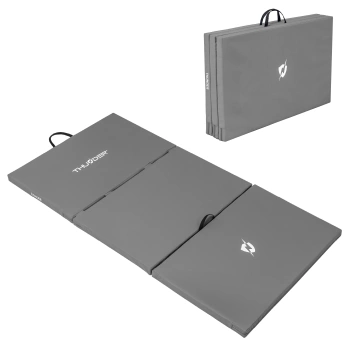 Saltea de gimnastică gri 197x100x5 THUNDER