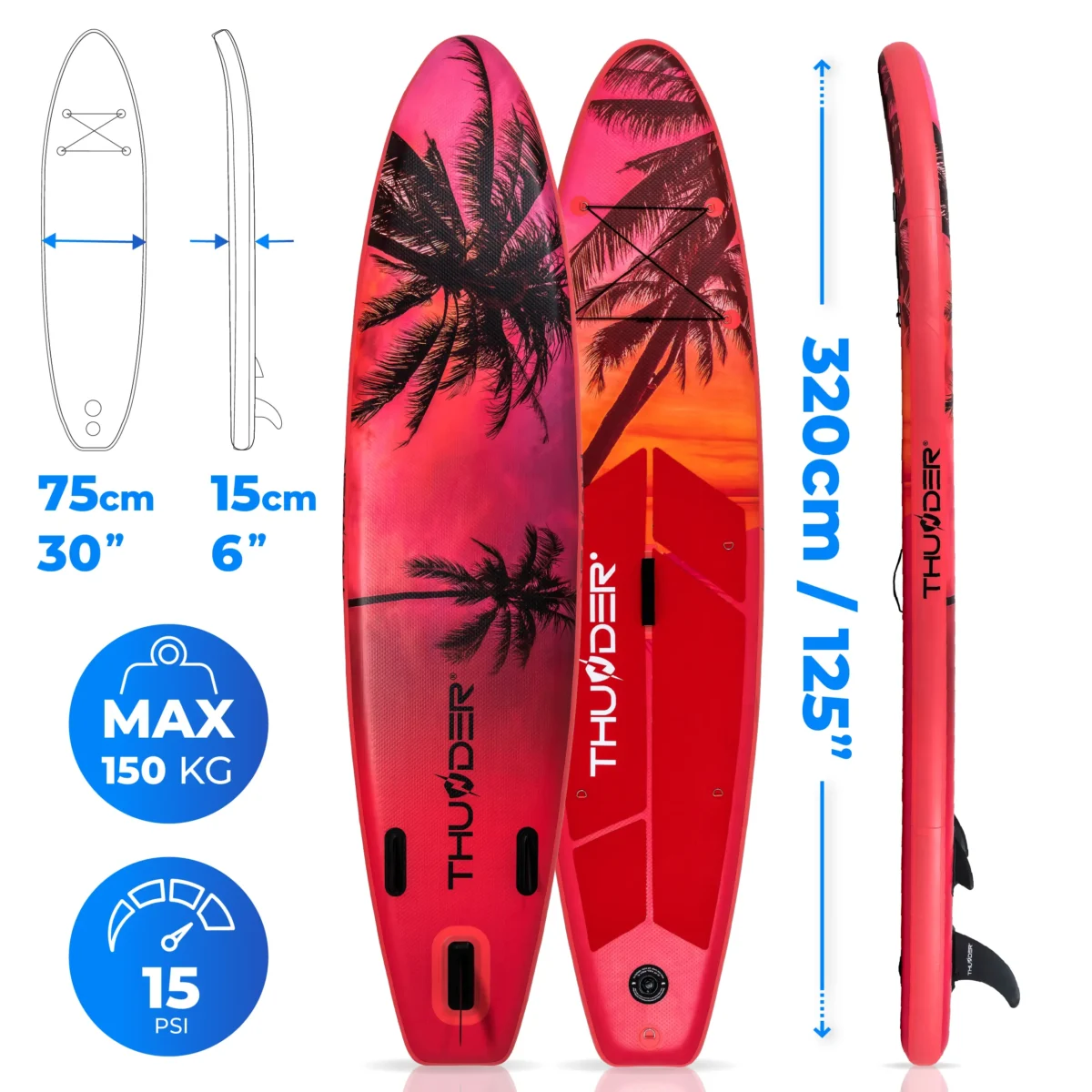 Thunder Placă SUP ISLE 320 - imagine 3