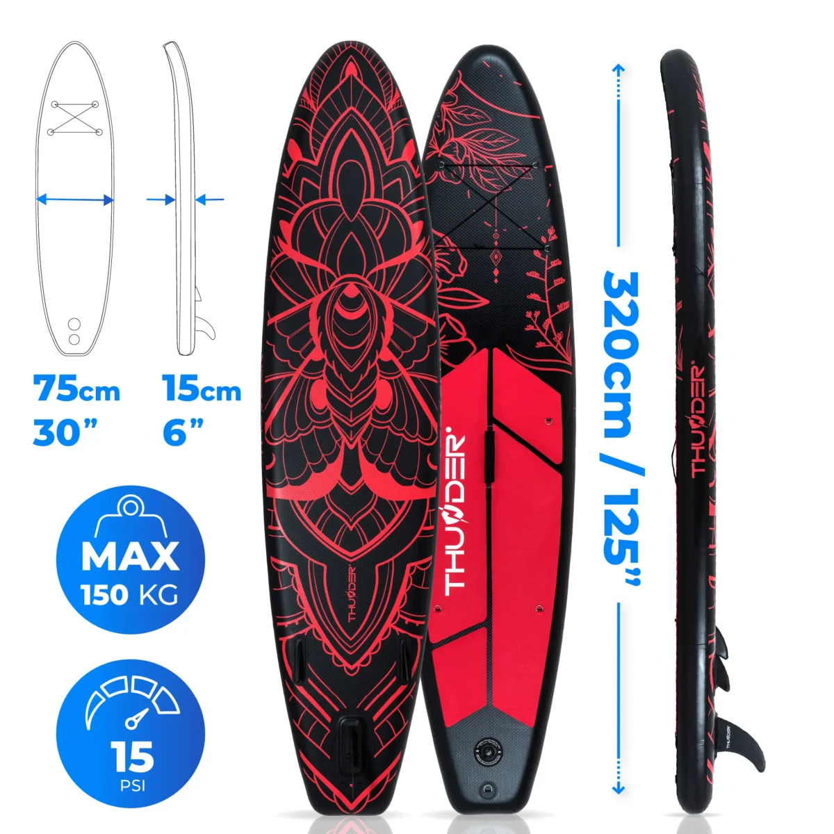 Thunder Placă SUP MOTH 320 - imagine 3