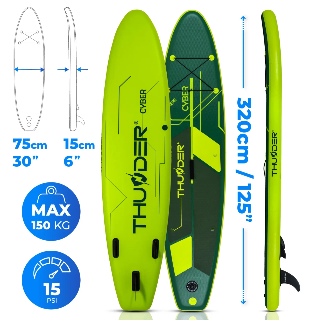 Thunder Placă SUP CYBER 320 - imagine 4