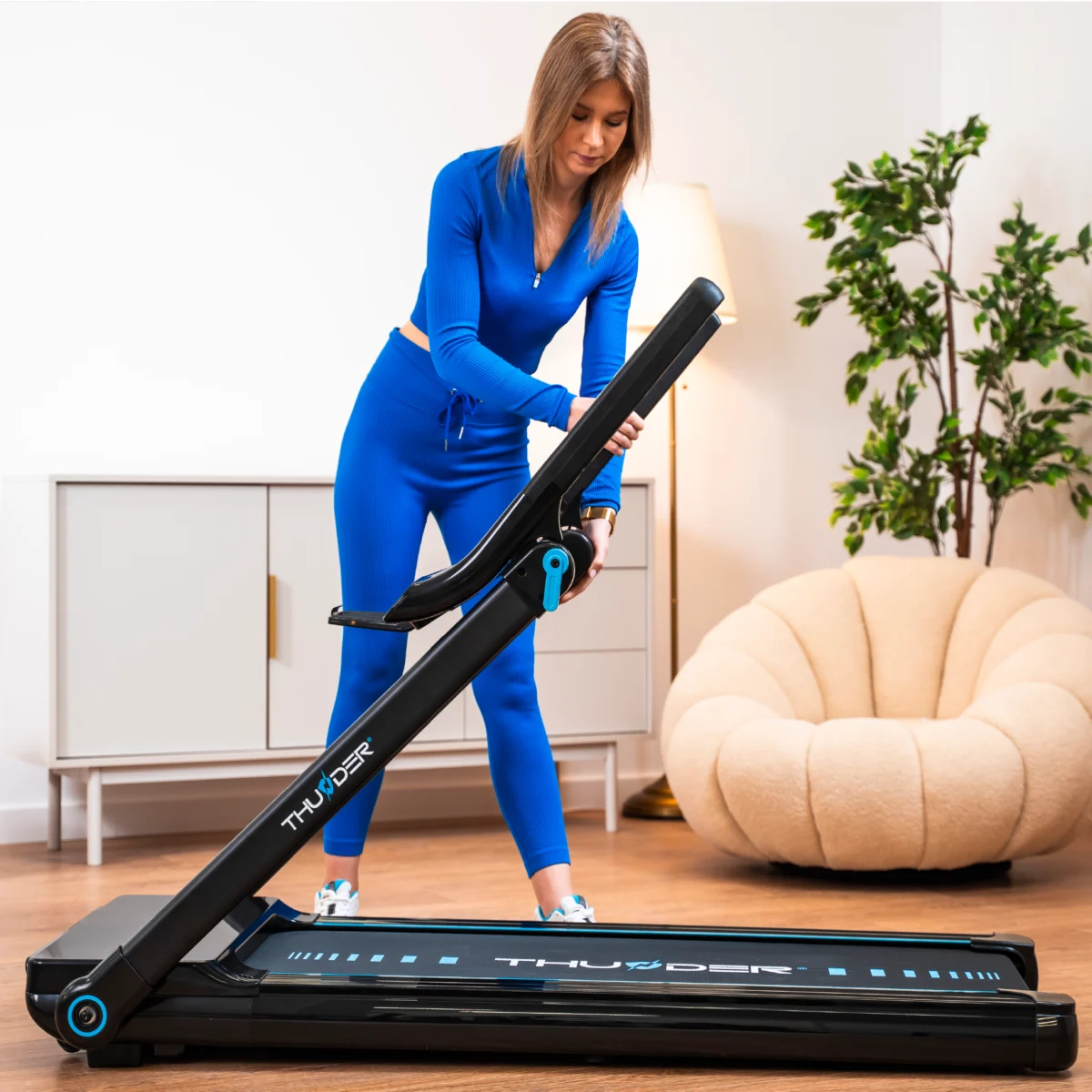 Bandă de alergare electrică THUNDER ULTRA-BLACK - imagine 5