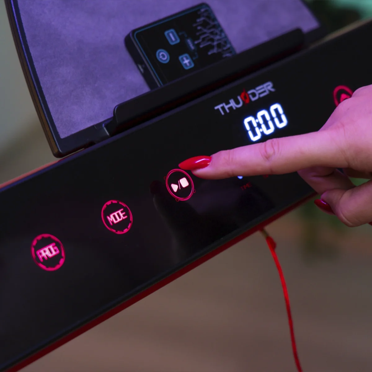Bandă de alergare electrică THUNDER RACE-RED - imagine 5