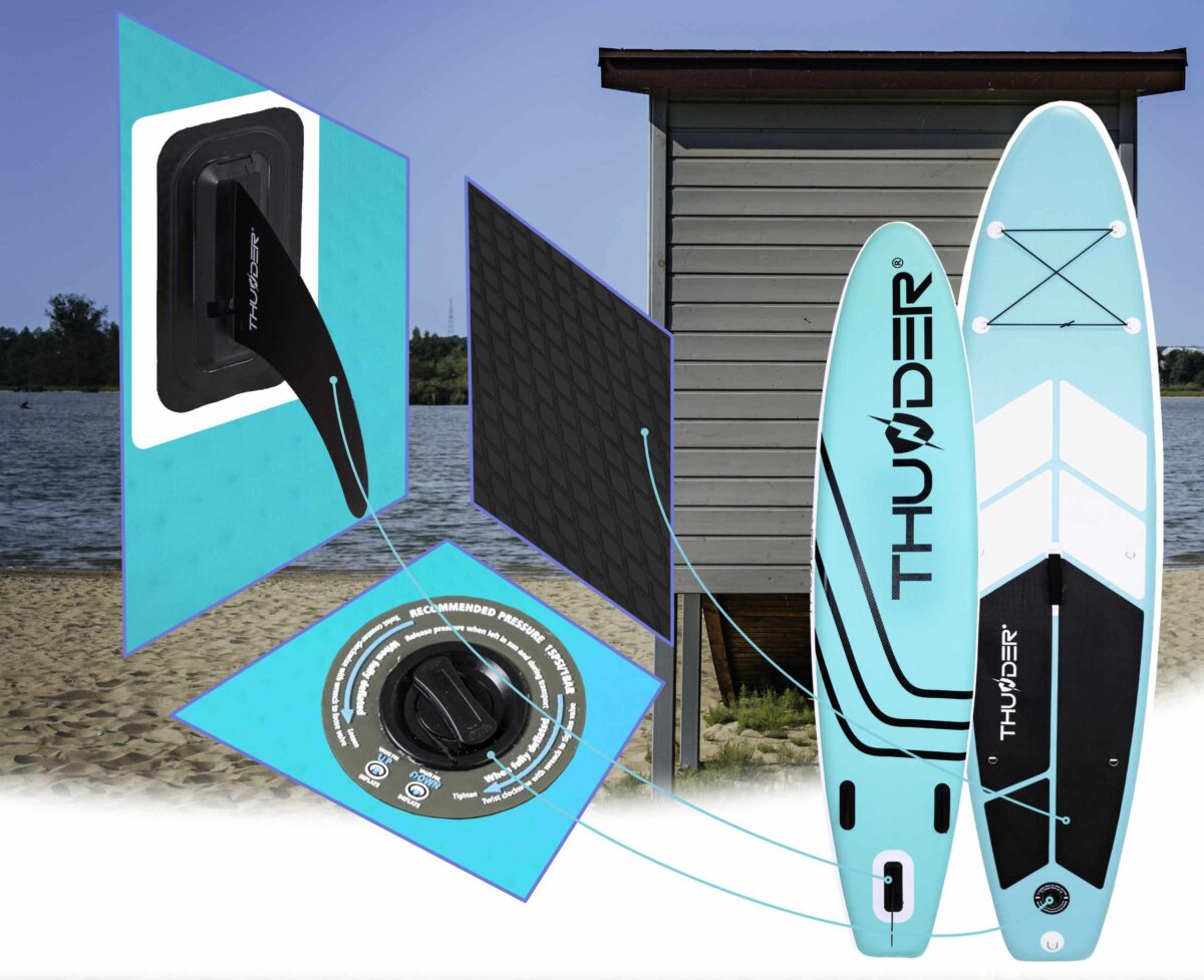 Thunder Placă SUP COAST MINT 320 - imagine 4