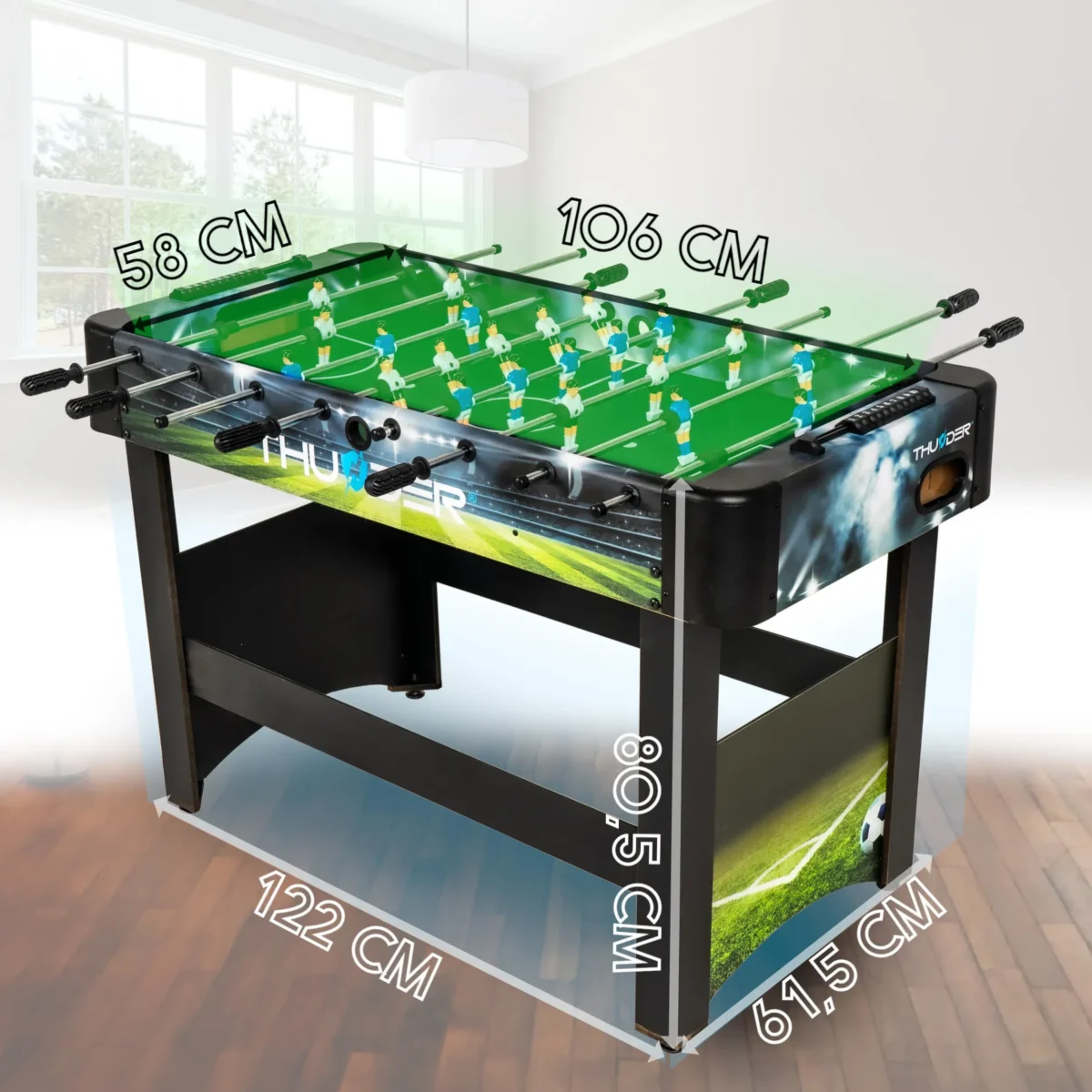 Masa de fotbal THUNDER 4FT LIGHT - imagine 6