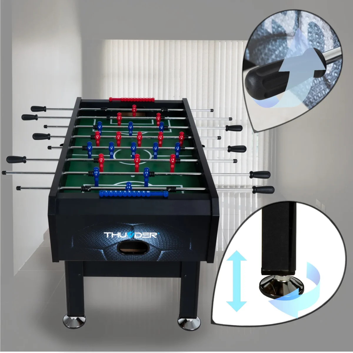Masa de fotbal THUNDER 5FT PRO - imagine 8