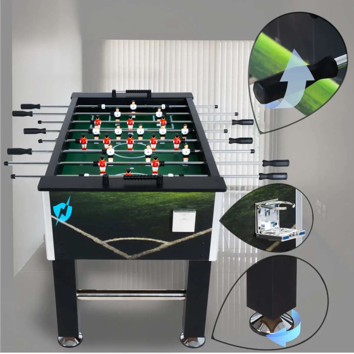 Masa de fotbal THUNDER 5FT SPORT - imagine 8