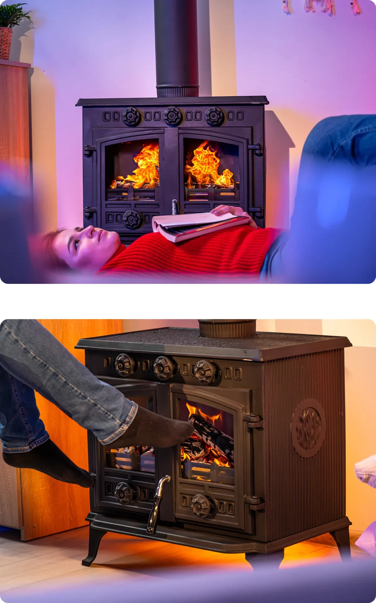 Șemineu din fontă pe lemne Atar 10kW - imagine 6