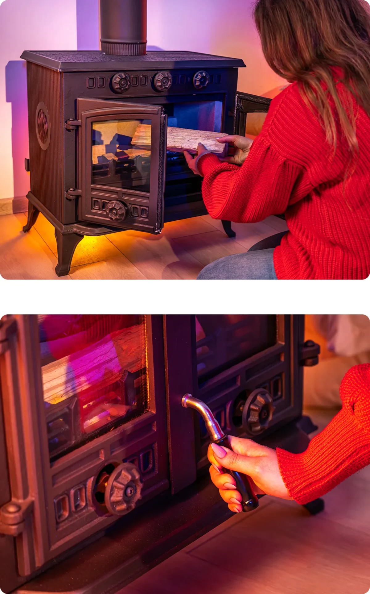 Șemineu din fontă pe lemne Atar 10kW - imagine 8
