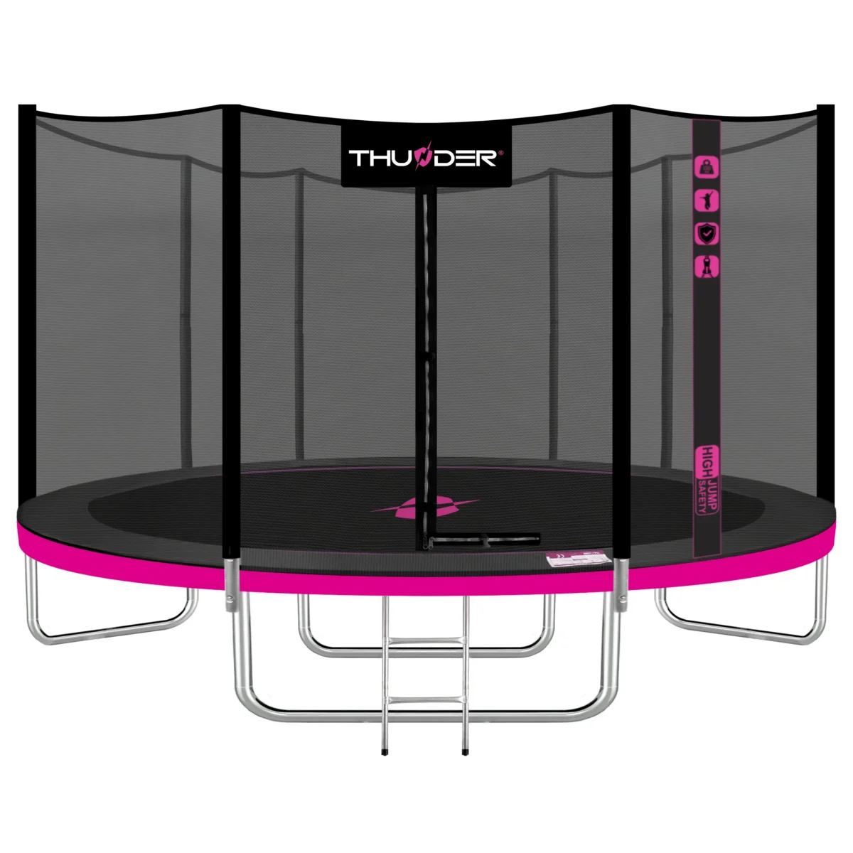 Trambulină de grădină THUNDER OUTSIDE PRO 12FT PINK