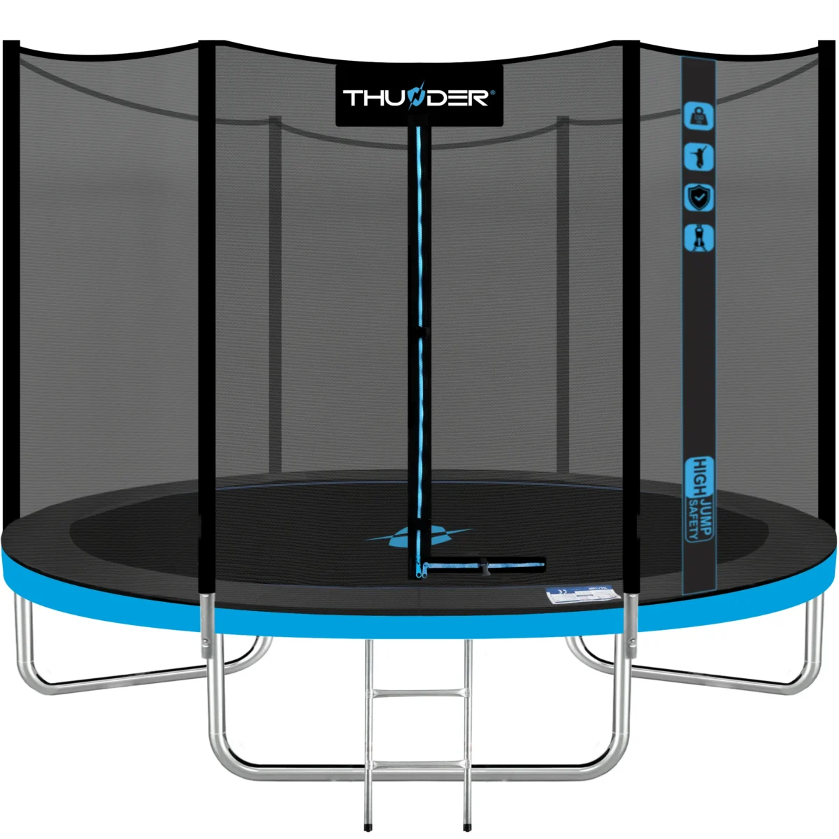 Trambulină de grădină THUNDER OUTSIDE PRO 8FT BLUE