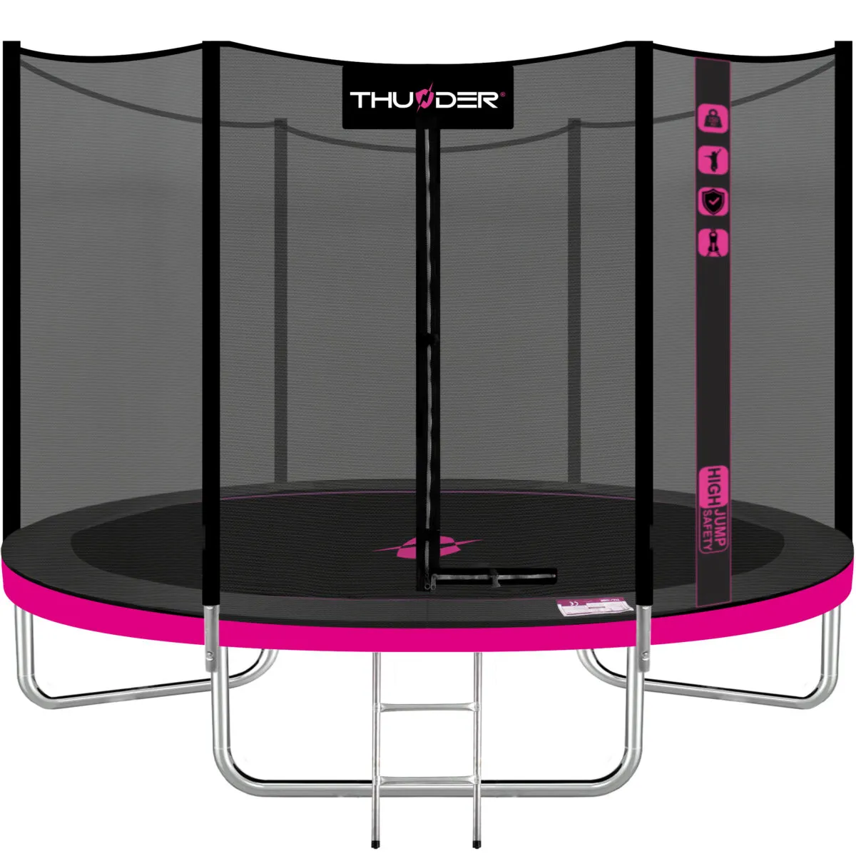 Trambulină de grădină THUNDER OUTSIDE PRO 8FT PINK