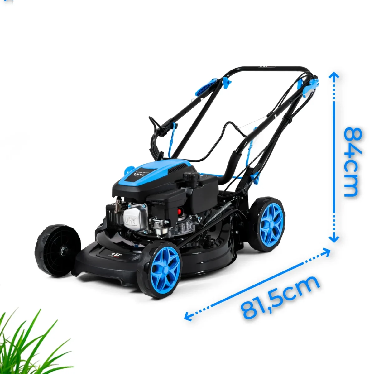 Mașină de tuns iarba pe benzină Hexwelt 46cm 2.6kW cu tracțiune - imagine 5
