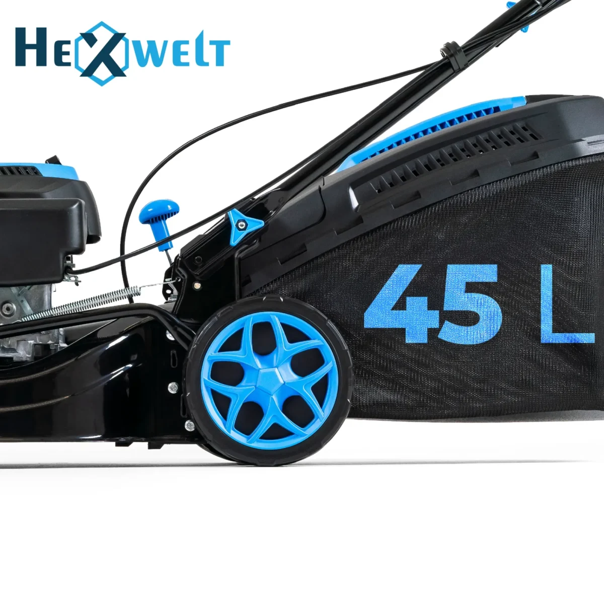Mașină de tuns iarba pe benzină Hexwelt 46cm 2.6kW cu tracțiune - imagine 8
