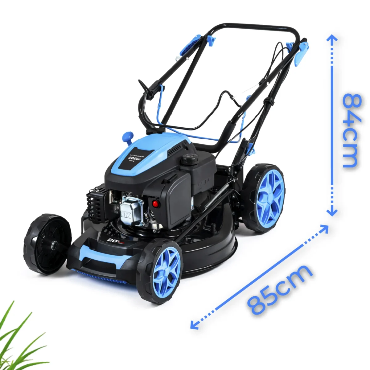 Mașină de tuns iarbă pe benzină Hexwelt 51 cm 3,8 kW cu tracțiune - imagine 5