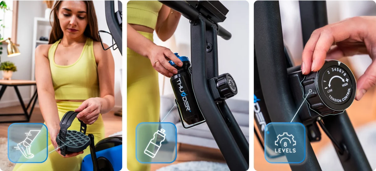 Bicicletă magnetică THUNDER TINY - imagine 6