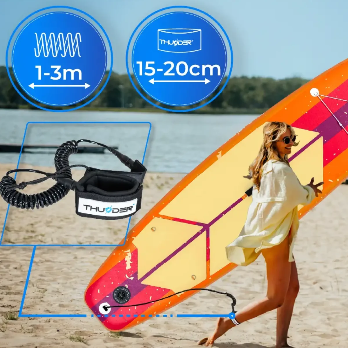 Thunder Placă SUP RETRO 320 - imagine 6