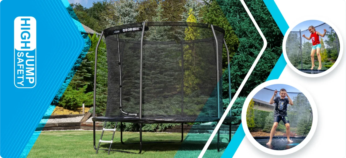 Trambulină THUNDER INSIDE ELITE 14FT (427 cm) BLACK - imagine 5