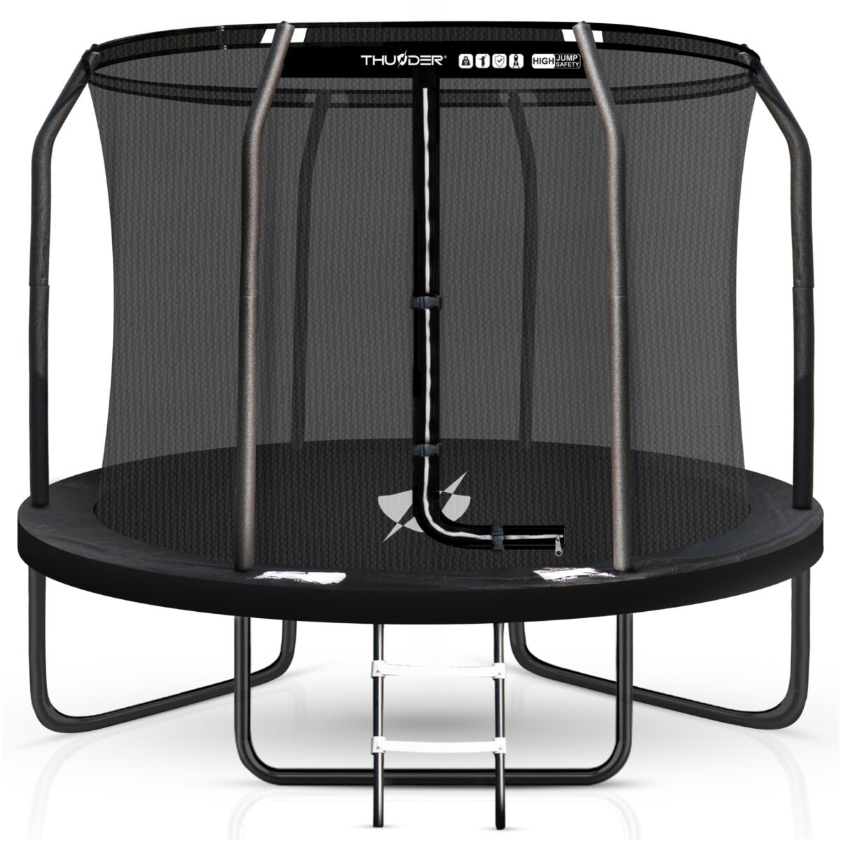 Trambulină de grădină 8FT (244 cm) INSIDE ELITE BLACK