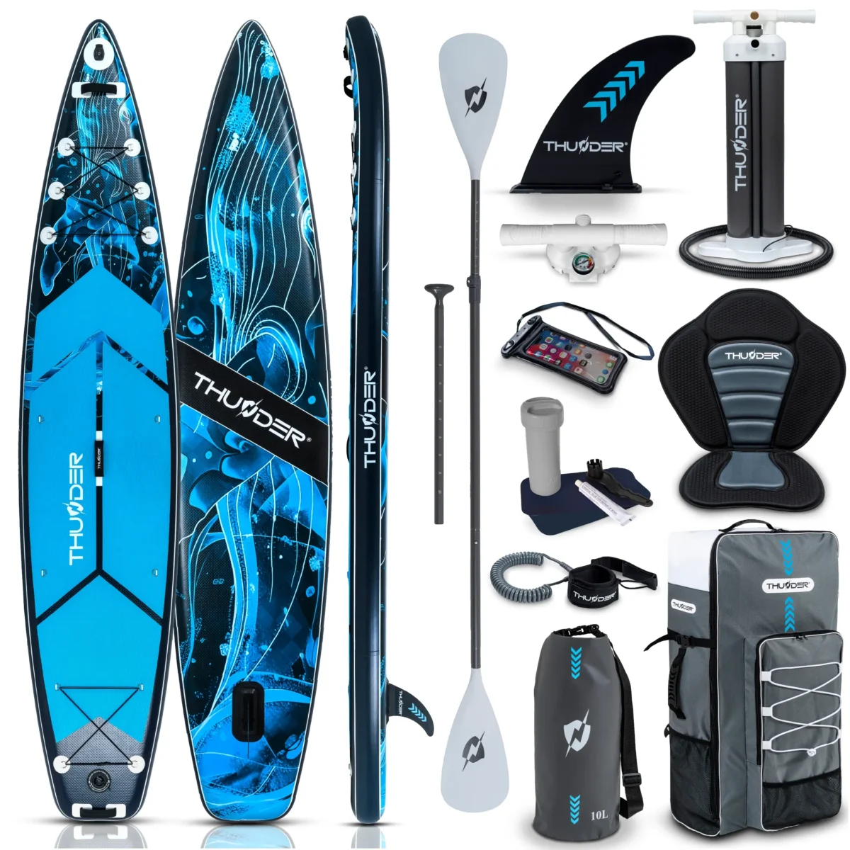 Placă SUP 365 cm THUNDER BLUET